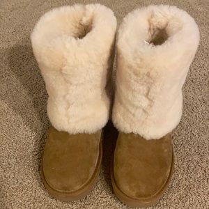 UGG FLUFF MINI BOOTS